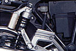 控えめな外観に改めたXJR1200用オーリンズ